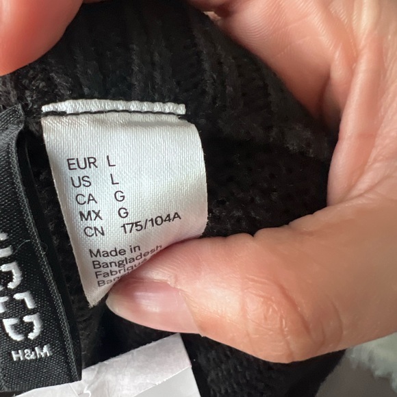 H&M Black Knit Sweater - Picture 3 of 3